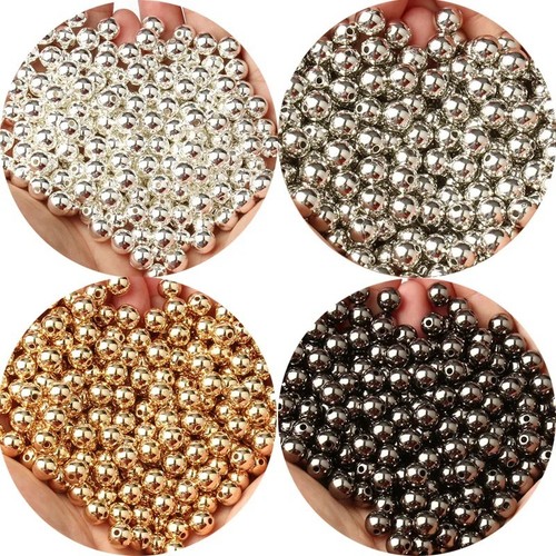 Round smooth bead ball - round,